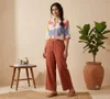 K 960 New Colors By Naisha Cotton Printed Crop Shirt
